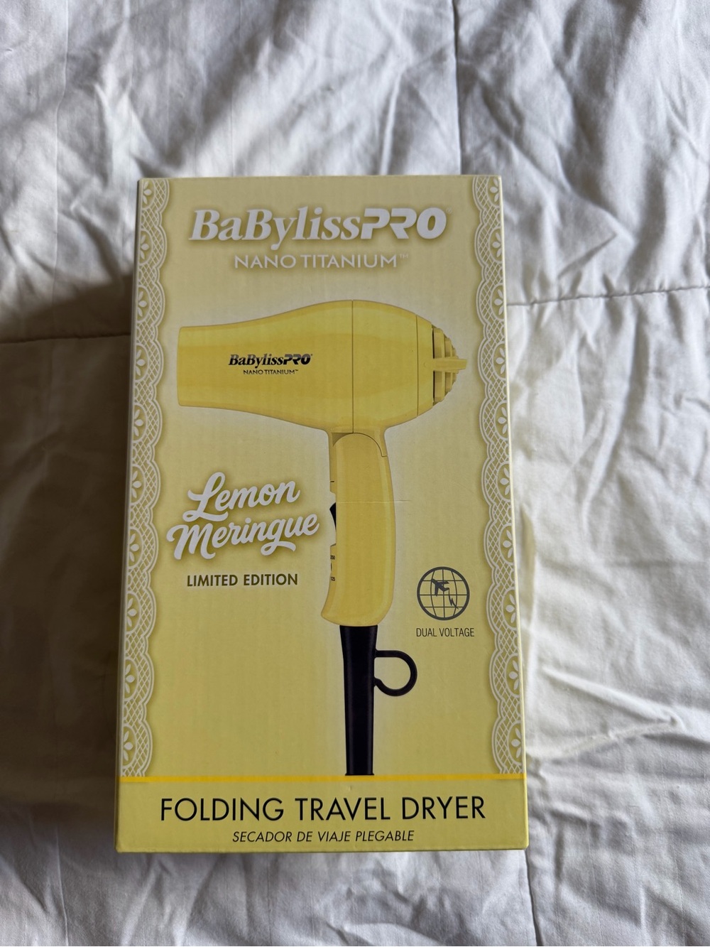 Nib babybliss limited edition travel blow dryer